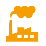Produktions- und Industrieanlagen - Icon